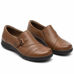 Michele Women's Tan Leather Loafers